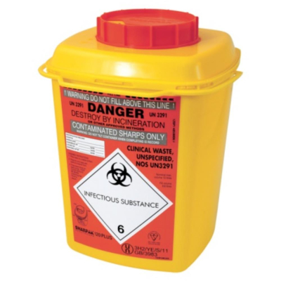 Sharpak Sharps Bin