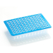 Azenta Life Sciences FrameStar 96 Well PCR Plate Non-Skirted Low Profile Blue Frame Clear Wells H1 C