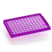 Azenta Life Sciences FrameStar 96 Well PCR Plate Semi-Skirted ABI Style with Upstand Purple Frame Cl