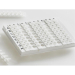 Azenta Life Sciences 96 Well PCR Plate for Removable 8 Well Tube Strips Semi-Skirted Roche Style Whi