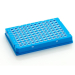 Azenta Life Sciences FrameStar 96 Well PCR Plate Skirted Low Profile Blue Frame Clear Wells H1 Cut C