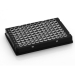 Azenta Life Sciences FrameStar 96 Well PCR Plate Skirted Low Profile Black Frame Clear Wells H1 Cut