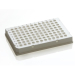 Azenta Life Sciences FrameStar 96 Well PCR Plate Skirted Low Profile White Frame Clear Wells H1 Cut