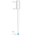 Pastette Maxi Pipette - Non Sterile Bulb Draw  4.6mL Drop Volume 50uL