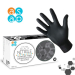 ASAP Black X-Tra Thick Powder Free Nitrile Gloves Small