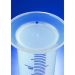 Azlon Plastic Cylinder squat 250ml Polypropylene Clear Printed