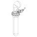 Cooler and receiving flask for Freeze Dryer accessory 046710
