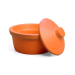 Corning Ice bucket with lid round 2.5L orange