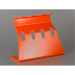 Universal Linear Stand for Four Pipettors - Orange (Fits 4x Single-Channel or 2x 8/12 Channel Pipett