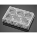 BioCoat Gelatin 6 Well Clear Flat Bottom TC-Treated Multiwell Plate, with Lid, Nonsterile