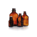 DURAN Square Amber Soda Lime Glass Bottle Narrow Mouth 500mL