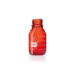 DURAN protect+ Plastic Safety Coated Laboratory Bottle Amber GL 45 250mL