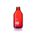 DURAN protect+ Plastic Safety Coated Laboratory Bottle Amber GL 45 1L