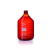 DURAN protect+ Plastic Safety Coated Laboratory Bottle Amber GL 45 5L