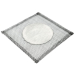 Iron Wire Gauze Squares with 3Inch Ceramic Centre -  5x5Inch