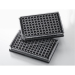 Falcon 96 Well Black Flat Bottom TC-Treated Polystyrene Microplate with Lid Sterile