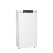 BioBasic RR310 Refrigerator Upright white exterior solid door skids/wheels ABS plastic interior door