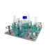 Grant Platform with Spring Clamps for 9 x 500mL Flasks