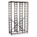 Gratnells Tall Treble Column Fixed Runner Frame 1850mm with Feet In White