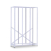 Gratnells Mid Height Treble Column Adjustable Frame 1500mm White with feet