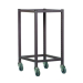 Gratnells Single Column Adjustable Trolley 725mm Gratnells Grey with 75mm Castors