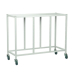 Gratnells Treble Column Adjustable Trolley 850mm White with 75mm Castors