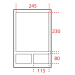 Gratnells Multi Section Insert