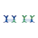 Universal Pipette Wall mount Assorted Colours- can hold 4 Pipettes