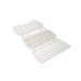 Heathrow Scientific Fold and Snap Tube Rack 17mm 60-Place - White