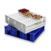 Heathrow Scientific Mega Rack for 120 x 13-16mm  Tubes (10mL) - Blue
