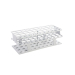 Onerack full size test tube rack polyoxymethylene (POM) 20mm tubes40 places White