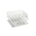 Onerack half size test tube rack polyoxymethylene (POM) 16mm tubes36 places White