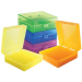 100 Well Microtube Storage Box Orange