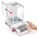 OHAUS EX124/AD Explorer Analytical Balance 120g x 0.1mg Internal Calibration with Auto Door