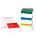 Simport Cryostore Box, Series 481, Yellow Grid,  for 81x 3-4mL Cryotubes