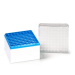 Simport Cryostore Box, Series 581, Blue Grid, for 81x 3-5mL Cryotubes
