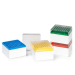 Simport Cryostore Box, Series 581, Green Grid, for 81x 3-5mL Cryotubes