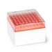Simport Cryostore Box, Series 581, Red Grid, for  81x 3-5mL Cryotubes