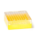 Simport Cryostore Box, Series 2100, Yellow Base,  for 100x 1-2mL Cryotubes