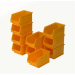 Topstore Container L240 x W150 x H132mm - Yellow