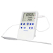 Traceable Extreme-Accuracy Digital Thermometer with Calibration; 0Deg C; 1 Stainless Steel Probe