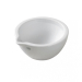 Mortar and Pestle, Unglazed Porcelain, 500mL,  80x138mm (H x Diam)