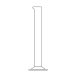 Hydrometer Jar 200x38mm Glass